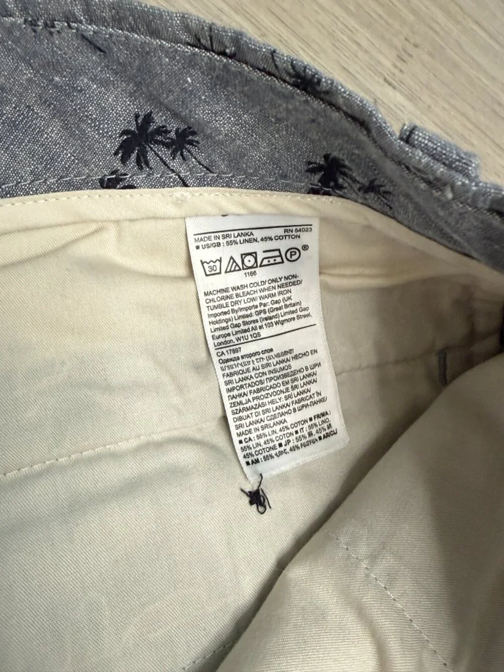 Banana Republic Tropical Linen Shorts
